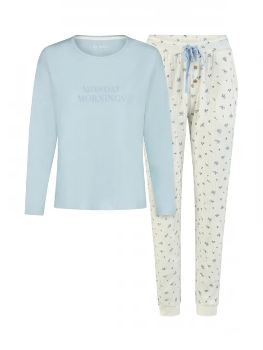 Foto van product By Louise Pyjama gemengde kleuren