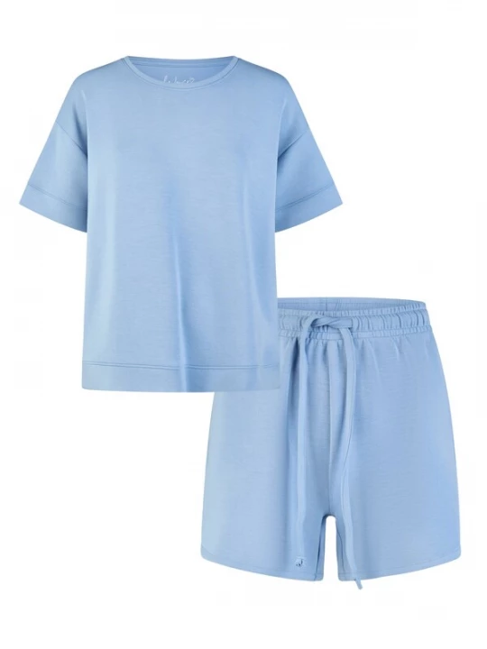 Foto van product By Louise Pyjama 'Kort' blauw