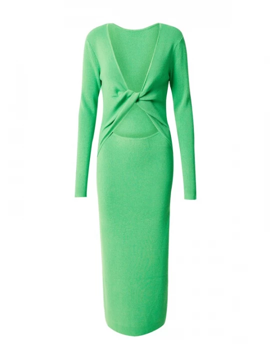 Foto van product BZR Gebreide jurk 'Lela Jenner' groen
