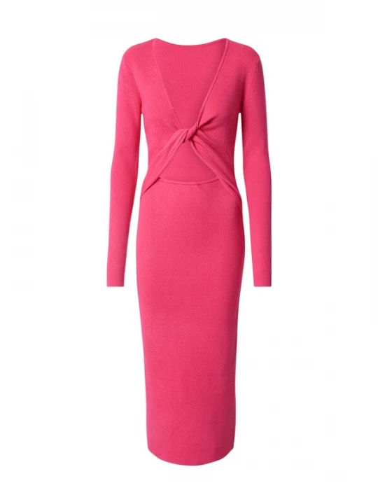 Foto van product BZR Gebreide jurk 'Lela Jenner' pink