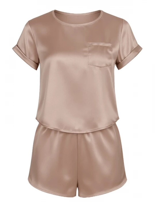 Foto van product C&City Korte pyjama camel