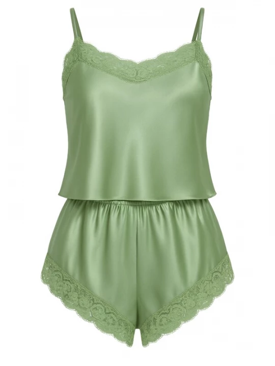 Foto van product C&City Korte pyjama groen