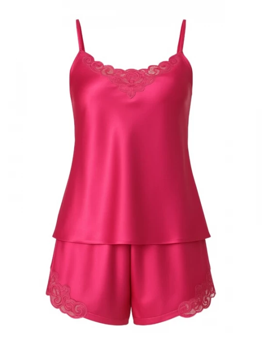 Foto van product C&City Korte pyjama kersrood
