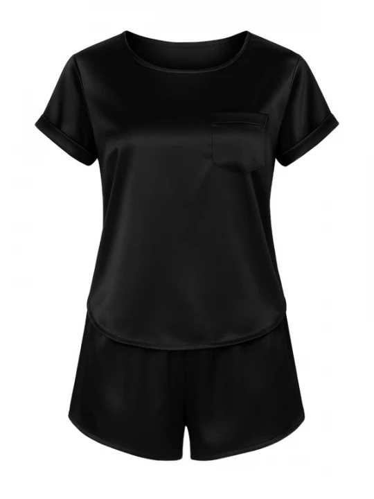 Foto van product C&City Korte pyjama zwart