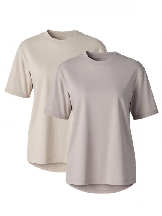 Foto van product C&City Shirt beige / lichtbeige
