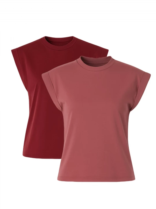 Foto van product C&City Shirt bordeaux / lichtrood