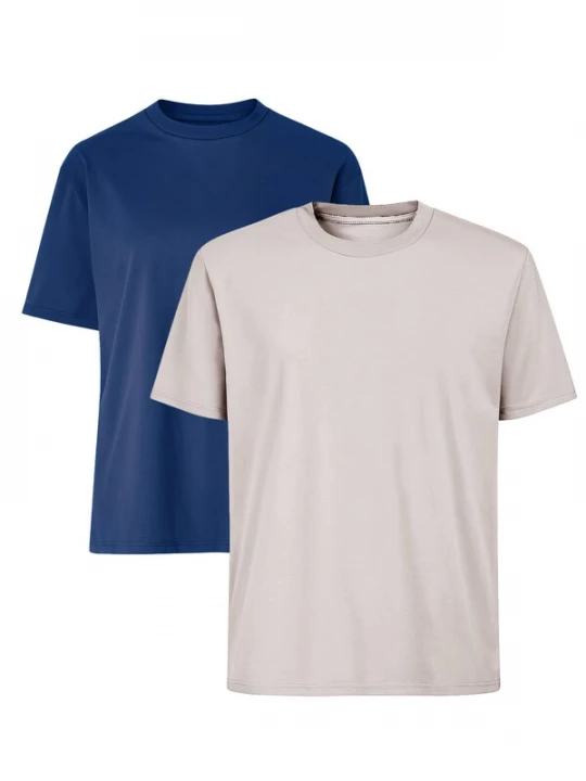 Foto van product C&City Shirt donkerblauw / grijs