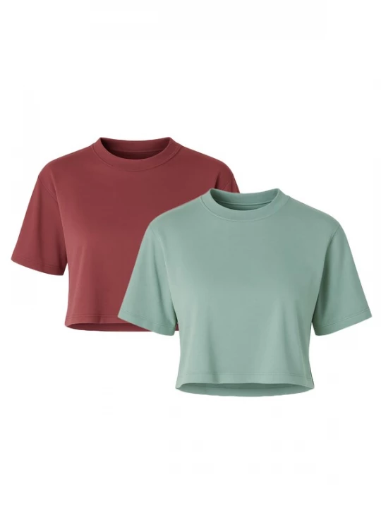 Foto van product C&City Shirt mintgroen / bordeaux