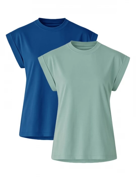 Foto van product C&City Shirt navy / lichtgroen