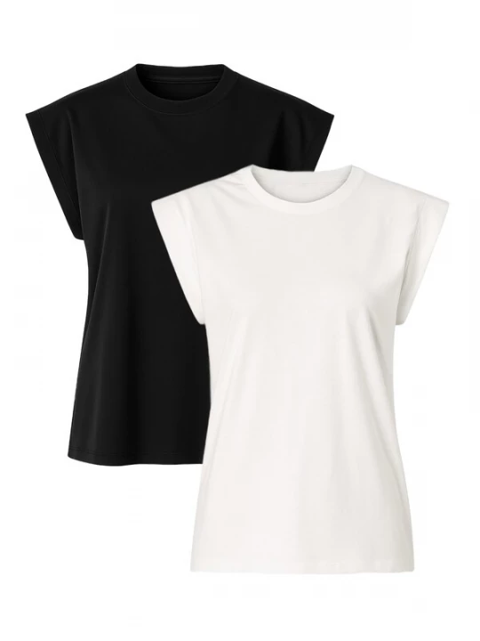 Foto van product C&City Shirt zwart / wit