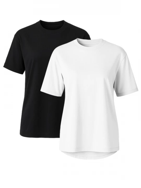 Foto van product C&City Shirt zwart / wit