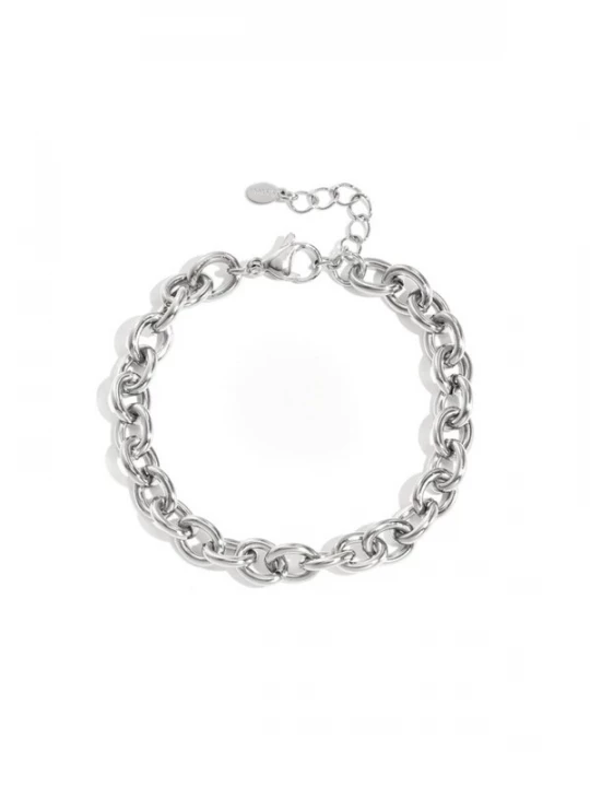 Foto van product Cala Rose Armband 'CHUNKY CHARM' zilver