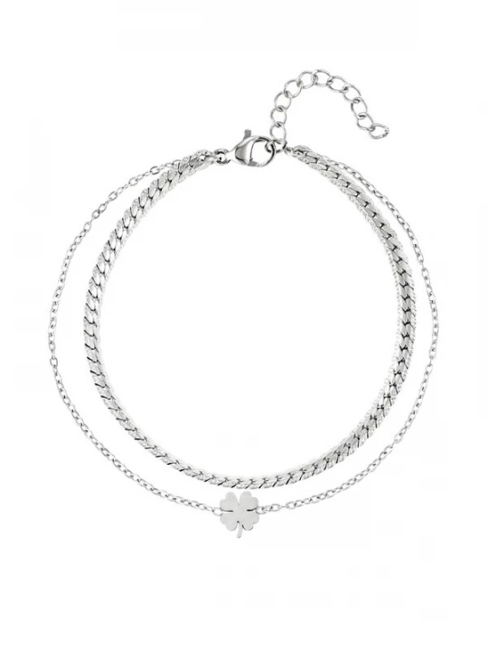 Foto van product Cala Rose Armband 'LUCKY YOU' zilver