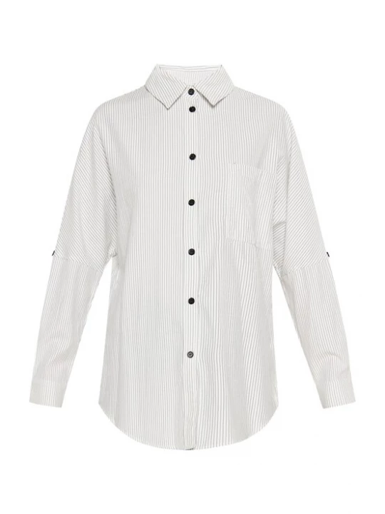 Foto van product MIMO Blouse 'Classic Look' zwart / wit