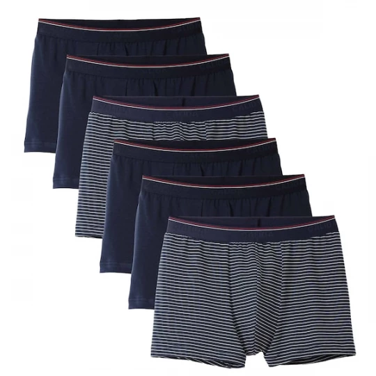 Foto van product CALIDA Boxershorts marine / karmijnrood / wit