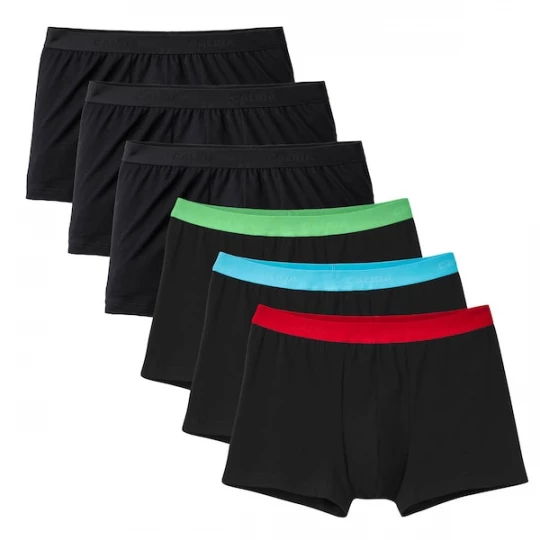 Foto van product CALIDA Boxershorts 'Natural Benefit' blauw / groen / rood / zwart