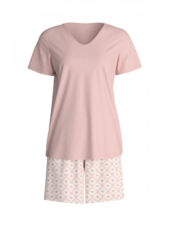 Foto van product CALIDA Korte pyjama 'Graphic Nights' rosa