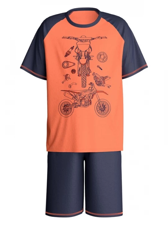 Foto van product CALIDA Nachtkledij 'Kids Sports' zalm roze
