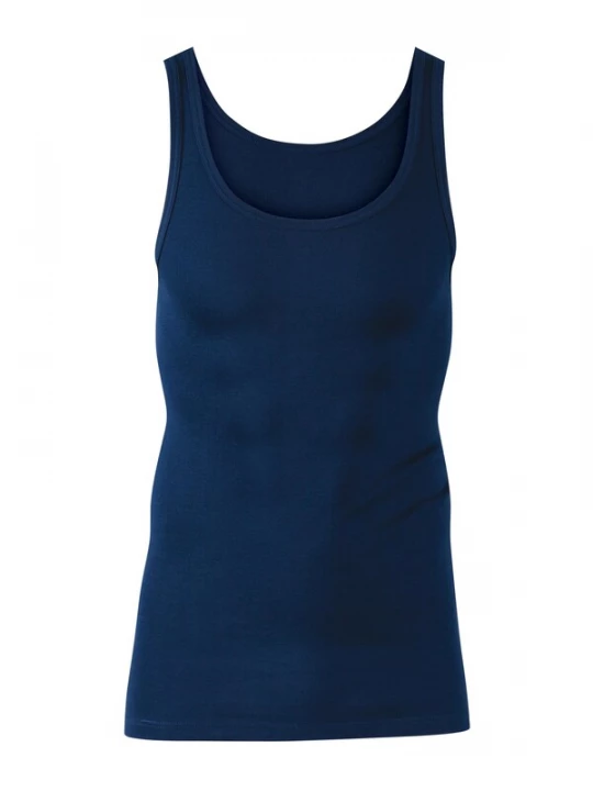 Foto van product CALIDA Onderhemd 'Twisted Cotton' zwart gemêleerd