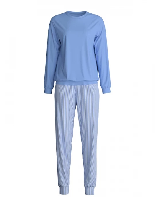 Foto van product CALIDA Pyjama blauw / wit