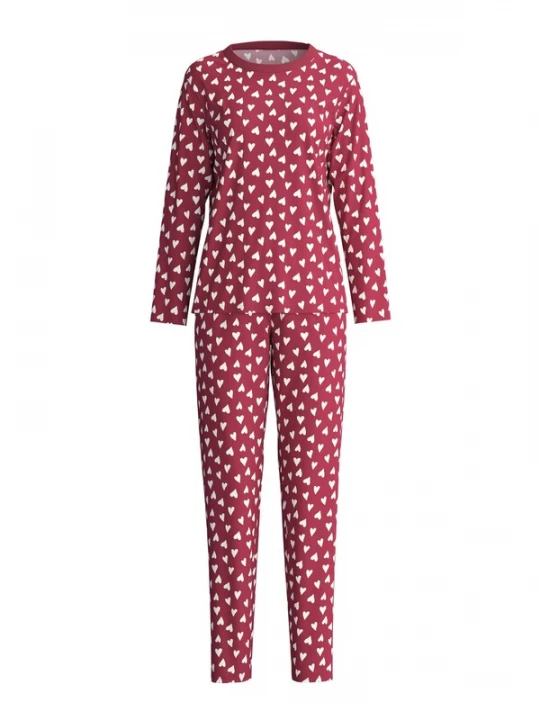 Foto van product CALIDA Pyjama 'Cotton Special' wijnrood