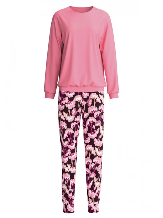 Foto van product CALIDA Pyjama 'EDITION 85' wit gemêleerd