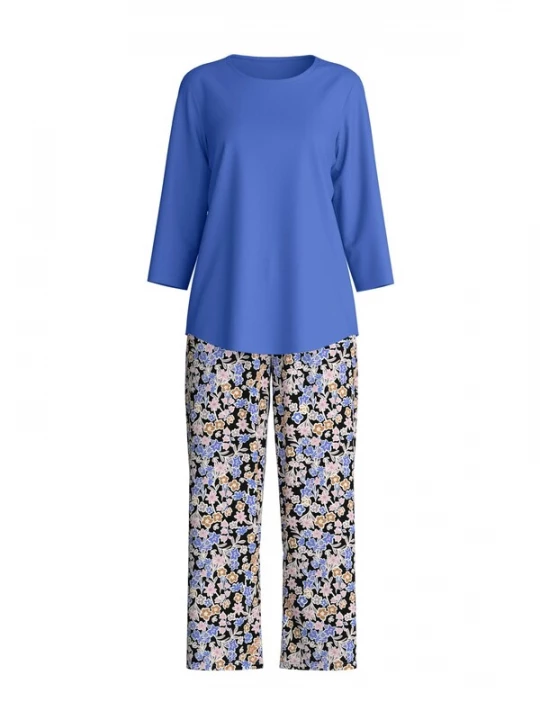 Foto van product CALIDA Pyjama 'Flower Dreams' saffier