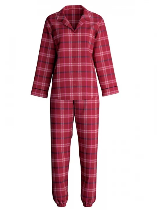 Foto van product CALIDA Pyjama 'Holiday Dreams' wijnrood