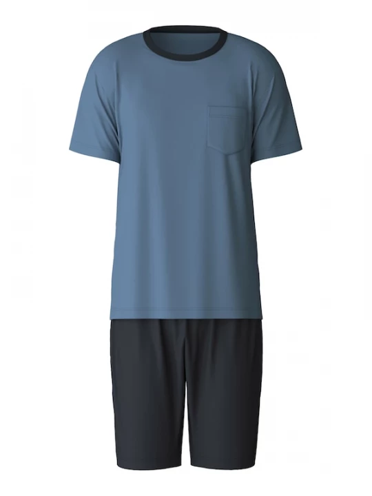 Foto van product CALIDA Pyjama kort nachtblauw / opaal
