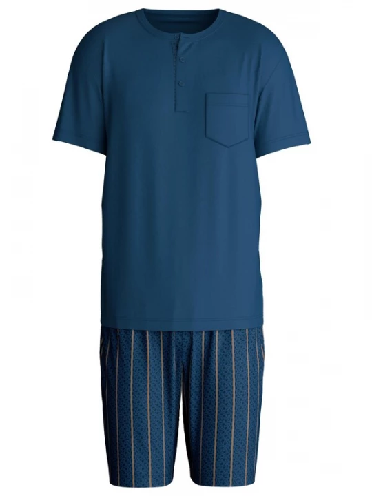 Foto van product CALIDA Pyjama kort 'Relax Imprint' marine