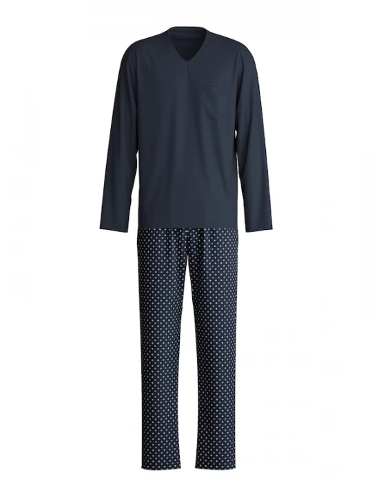 Foto van product CALIDA Pyjama lang blauw / saffier