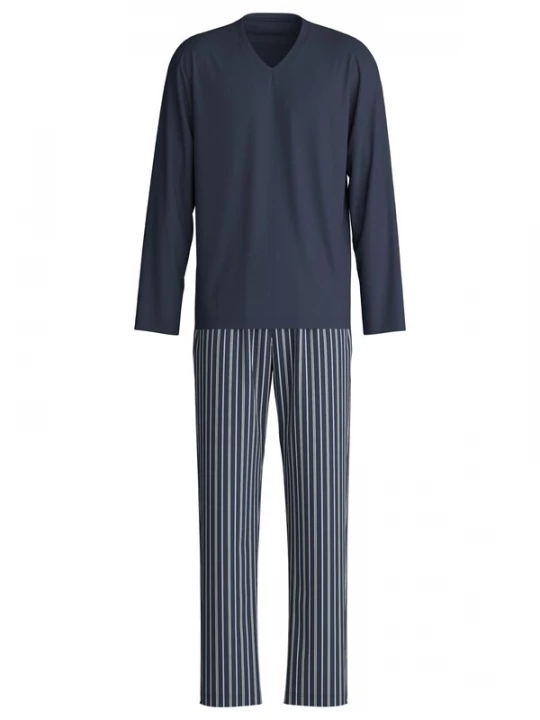 Foto van product CALIDA Pyjama lang 'Cotton Special' marine