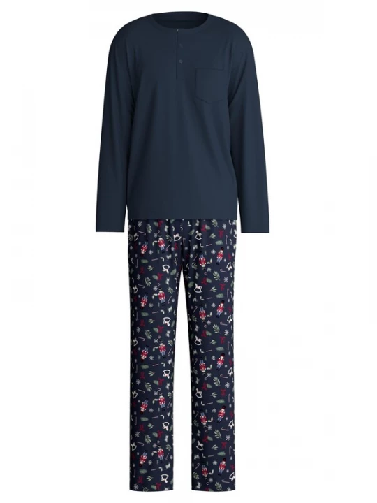 Foto van product CALIDA Pyjama lang 'Family & Friends' marine