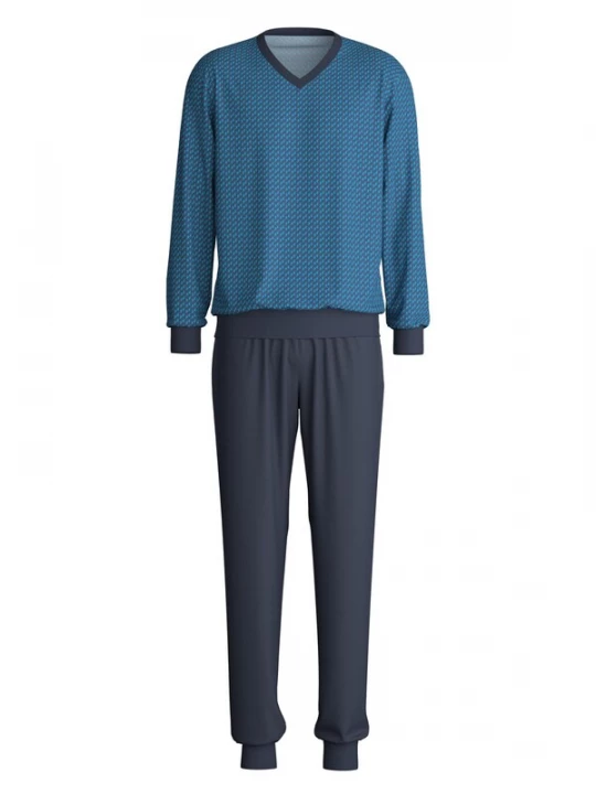 Foto van product CALIDA Pyjama lang 'Nightwear Xtra' azuur