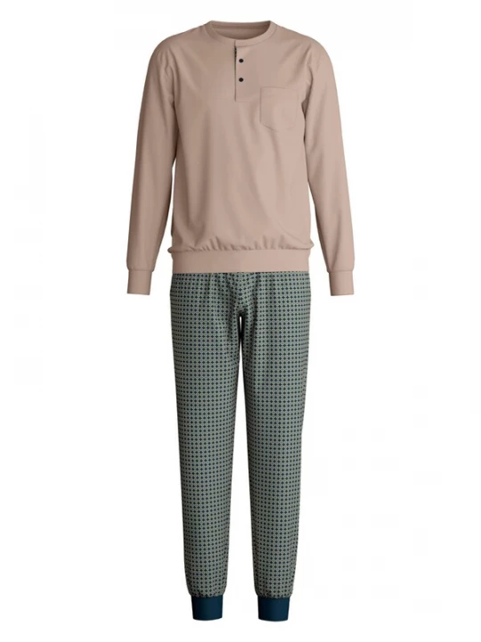 Foto van product CALIDA Pyjama lang 'Relax Choice' lichtbruin
