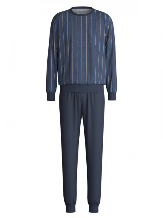 Foto van product CALIDA Pyjama lang 'Relax Imprint' marine