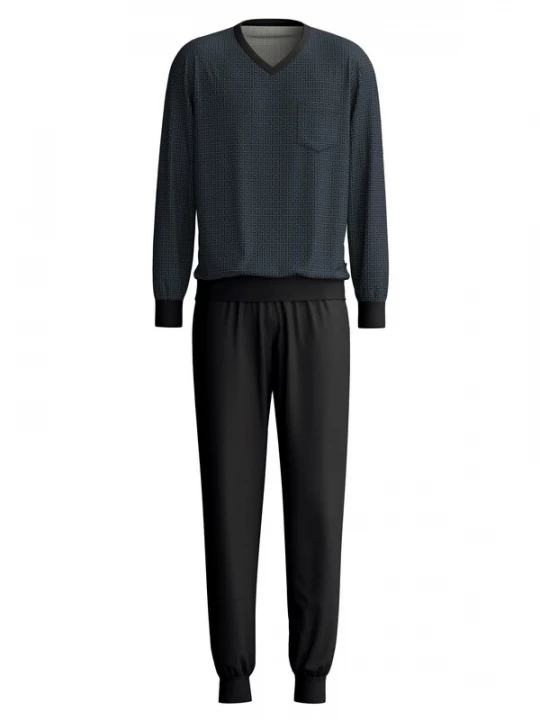 Foto van product CALIDA Pyjama lang 'Relax Streamline' zwart