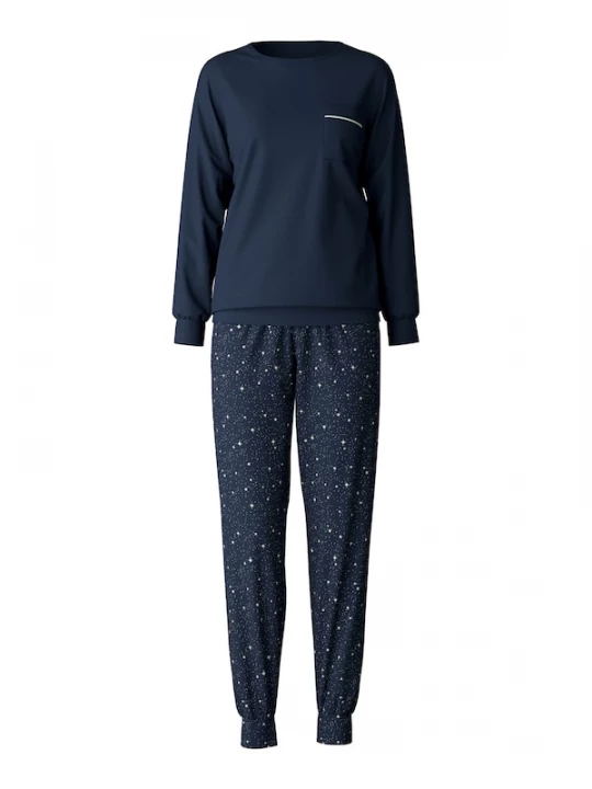 Foto van product CALIDA Pyjama marine / wit