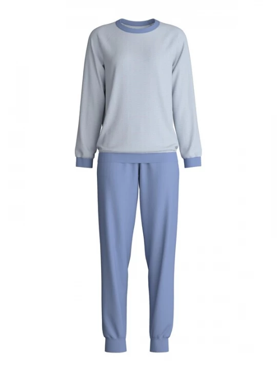 Foto van product CALIDA Pyjama 'Midnight Stripes' blauw gemêleerd