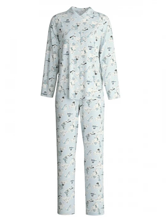 Foto van product CALIDA Pyjama 'Swiss Resort' lichtblauw