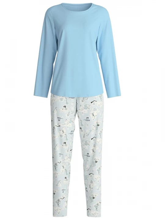 Foto van product CALIDA Pyjama 'Swiss Resort' lichtblauw