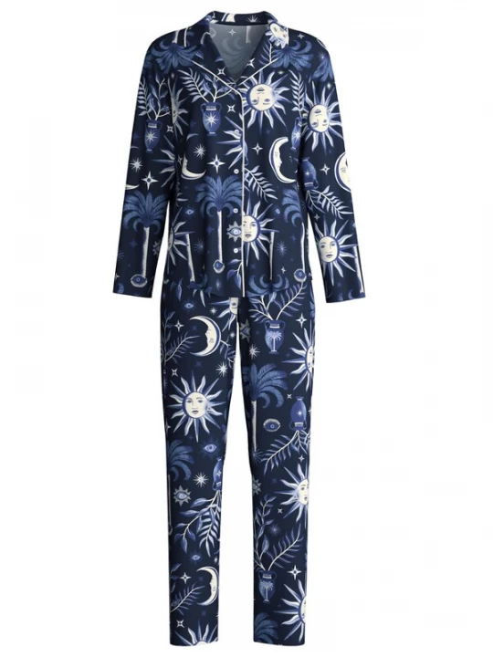 Foto van product CALIDA Pyjama 'Winter Dreams' marine