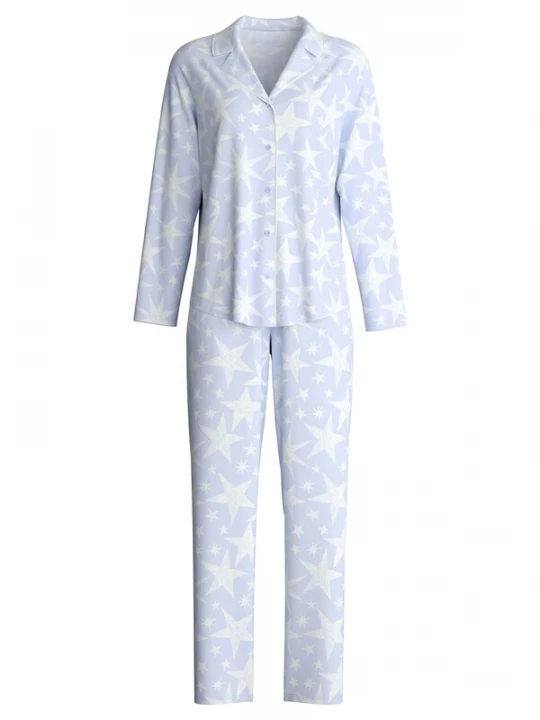 Foto van product CALIDA Pyjama 'Winter Dreams' wit gemêleerd