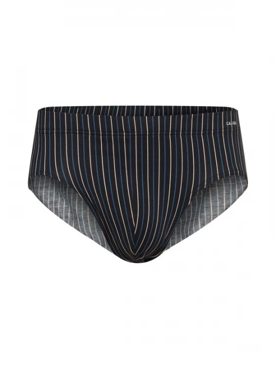 Foto van product CALIDA Slip blauw / zwart / wit