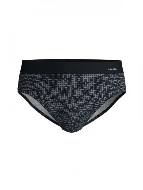 Foto van product CALIDA Slip 'Cotton Code Design' zwart