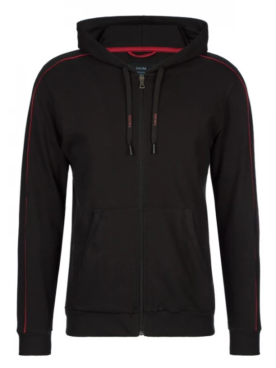 Foto van product CALIDA Sweatvest 'Remix Basic Lounge' zwart