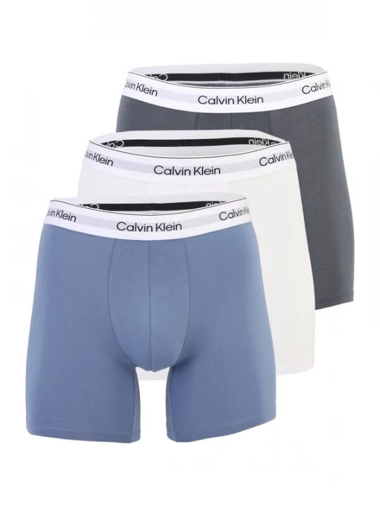 Foto van product Calvin Klein Boxershorts duifblauw / antraciet / wit