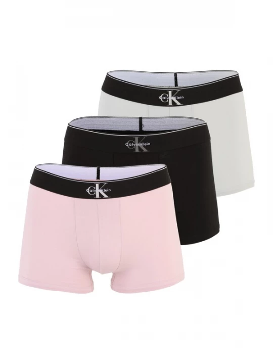 Foto van product Calvin Klein Boxershorts lichtgrijs / rosa / zwart