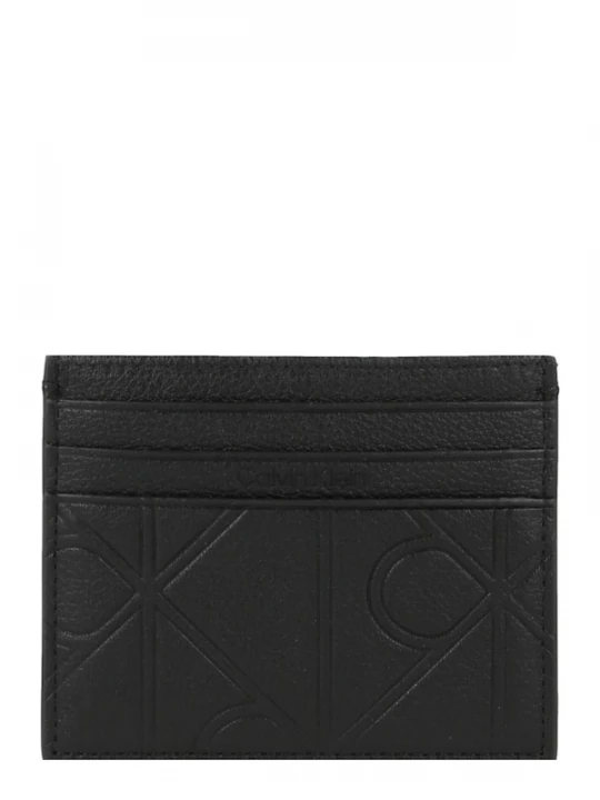 Foto van product Calvin Klein Etui 'Full-grain RFID Zip Cardholder' zwart