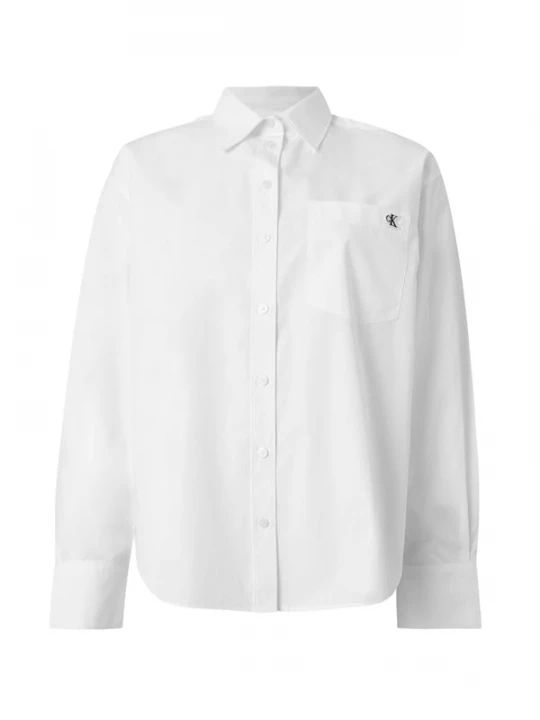 Foto van product Calvin Klein Jeans Blouse 'Relaxed Monogram' wit